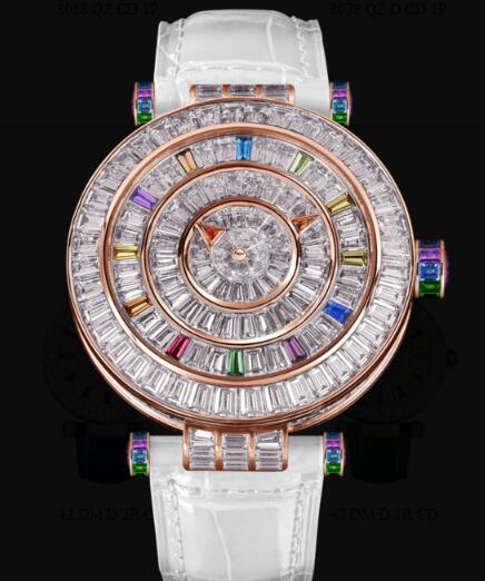 Franck Muller Round Ladies Double Mystery Replica Watch for Sale Cheap Price 42 DM COL DRM BAG C BAG